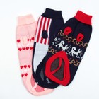 Свитер для животных, размер 18, ДС 50-65, ОШ 22-37, ОГ 38-53 см, расцветка МИКС - Фото 13