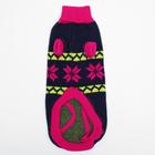 Свитер для животных, размер 18, ДС 50-65, ОШ 22-37, ОГ 38-53 см, расцветка МИКС - Фото 17