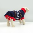 Свитер для животных, размер 18, ДС 50-65, ОШ 22-37, ОГ 38-53 см, расцветка МИКС - Фото 3