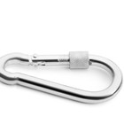 Карабин монтажный с фиксатором ТУНДРА krep, DIN5299D, 9×90 мм, оцинкованный, 1 шт. - Фото 3