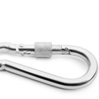 Карабин монтажный с фиксатором ТУНДРА krep, DIN5299D, 9×90 мм, оцинкованный, 1 шт. - Фото 4