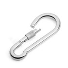 Карабин монтажный с фиксатором ТУНДРА krep, DIN5299D, 12×140 мм, оцинкованный, 1 шт. - Фото 6