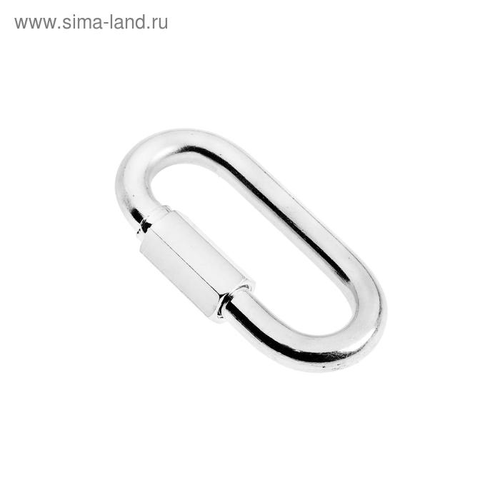 Карабин винтовой ТУНДРА krep, М10, оцинкованный, 1 шт. - Фото 1