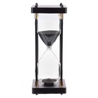 Песочные часы "Бесконечность", на 30 минут, 25 х 9.5 см, песок черный - фото 8584882
