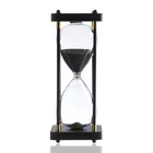 Песочные часы "Бесконечность", на 30 минут, 25 х 9.5 см, песок черный - фото 8584885