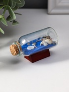 Фигурка «Сувенир в бутылке. Ракушки», 6×2.5×3.5 см, МИКС - Фото 1