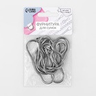 Цепочка для сумки, с карабинами, железная, 3 мм, 120 см, цвет серебряный - Фото 6