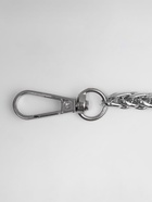 Цепочка для сумки, с карабинами, железная, 7×7 мм, 120±2 см, цвет серебряный - Фото 2