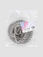 Цепочка для сумки, с карабинами, железная, 7×7 мм, 120±2 см, цвет серебряный - Фото 5