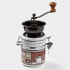 Кофемолка ручная Доляна «Латте», 17×12.2 см, керамический механизм - Фото 2