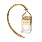 Флакон под ароматизатор в машину, подвесной, Car Parfume 8 мл, золотистый - Фото 2