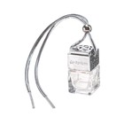 Флакон под ароматизатор в машину, подвесной, Car Parfume 8 мл, хром - Фото 1