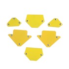 Набор магнитных угольников для сварки ТУНДРА, 30,45,60,75,90,135°, усилие 4 и 11 кг, 6 шт. - Фото 2