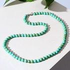 Бусы шар №6 «Бирюза старая», 45см - Фото 1