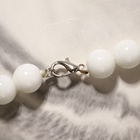 Бусы шар №10 «Агат белый», 45см - Фото 3