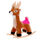 Мягкая качалка «Олень», цвета МИКС - Фото 4