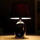 Лампа настольная 36652/1 E14 40Вт фиолетово-золотой H32,5 см RISALUX - Фото 3