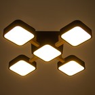 Светильник 35449/5 LED 120Вт 3000-6000К черный 62х62х11,5 см BayerLux 4941250 - фото 1578644