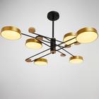 Светильник 35452/6 LED 144 Вт 3000-6000К черный-золото 112×96×22 см BayerLux - Фото 1