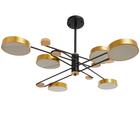 Светильник 35452/6 LED 144 Вт 3000-6000К черный-золото 112×96×22 см BayerLux - Фото 2