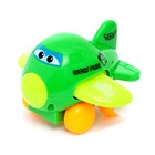 Игрушка заводная «Супер самолётик», цвета МИКС - фото 4878398