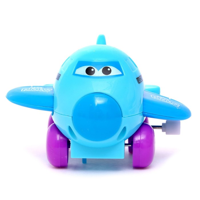 Игрушка заводная «Супер самолётик», цвета МИКС - фото 1908635821