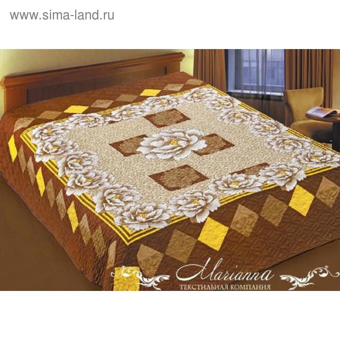 Покрывало Marianna "Классик" рис 011 двустороннее 150*220 см - Фото 1