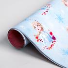 Бумага упаковочная глянцевая двусторонняя , Холодное сердце, 60x90 см (комплект 10 шт) - фото 34733068