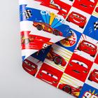 Бумага упаковочная глянцевая двусторонняя, Тачки, 60х90 см (комплект 10 шт) - фото 38564042