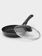 Сковорода Consul, d=20 см, стеклянная крышка, пластиковая ручка, антипригарное покрытие, алюминий, чёрная - Фото 2