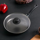 Сковорода Consul, d=22 см, стеклянная крышка, антипригарное покрытие, алюминий, чёрная - Фото 9