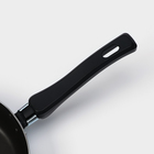 Сковорода Consul, d=24 см, стеклянная крышка, пластиковая ручка, антипригарное покрытие, цвет чёрный - Фото 5