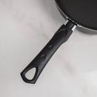 Сотейник Consul, 2.8 л, d=24 см, стеклянная крышка, пластиковая ручка, антипригарное покрытие, алюминий, чёрная - Фото 4