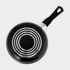 Ковш Consul d=16 см, 1.2 л, стеклянная крышка, пластиковая ручка, антипригарное покрытие, алюминий, чёрный - Фото 4