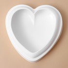 Форма для выпечки и муссовых десертов KONFINETTA «Сердце», силикон, 26×26×6 см, цвет белый - Фото 5