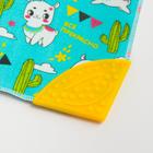 Нагрудник -бандана непромокаемый «ТРЕНД. Лама» на кнопке - Фото 4