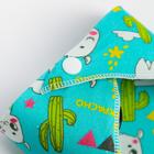 Нагрудник -бандана непромокаемый «ТРЕНД. Лама» на кнопке - Фото 5