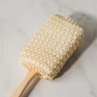 Мочалка для тела Доляна «Доляна», сизаль - фото 54839533