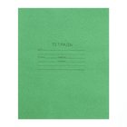Тетрадь 18 листов в линейку «Зелёная обложка», белые листы, обложка плотностью 60 г/м² - Фото 1