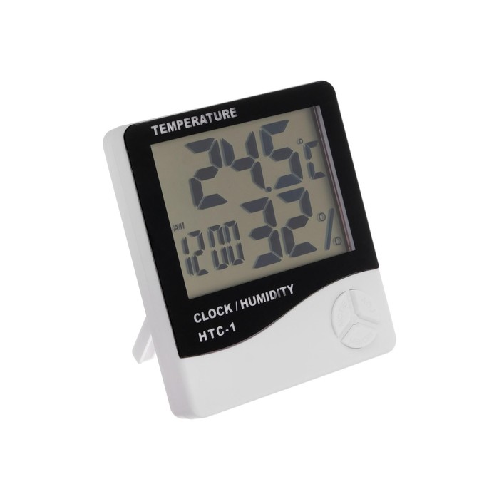 Термометр LuazON LTR-14, электронный, датчик температуры, датчик влажности, белый - фото 1882139853