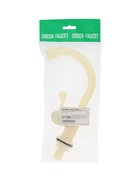 Кран на одну воду ZEIN Z2020, плоская ручка, пластик, R-образный излив, цвет «рисовый» - Фото 13