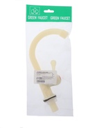 Кран на одну воду ZEIN Z2020, плоская ручка, пластик, R-образный излив, цвет «рисовый» - Фото 7