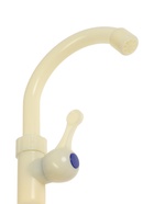 Кран на одну воду ZEIN Z2020, плоская ручка, пластик, R-образный излив, цвет «рисовый»  (артикул 5149045)  большой выбор товаров оптом и в розницу по низким ценам с доставкой