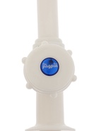 Кран на одну воду ZEIN Z2019, круглая ручка, пластик, высокий R-образный излив, белый - Фото 1