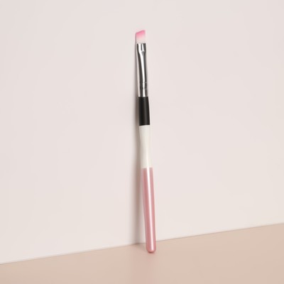 Кисть для макияжа «Perfection», скошенная, 12,8 см, разноцветная