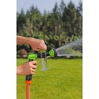 Пистолет для полива, 8 режимов, с колбой для мойки, быстросъёмное соединение, пластик - Фото 6