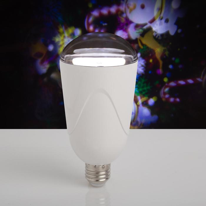 Световой прибор «Лампа с картинками» 7 см, Е27, свечение мульти - фото 1908636185