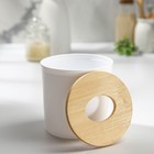 Салфетница «Мягкость», d=13 см, бамбук - фото 24506895