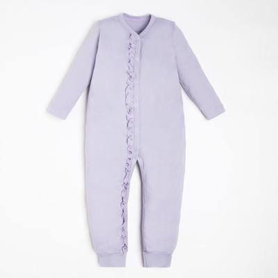 Комбинезон с рюшей для девочки «Крошка Я» BASIC LINE, рост 86-92 см