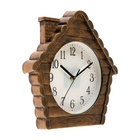 Часы настенные интерьерные «Домик», плавный ход, d=18.5 см, 30×30 см, от батареек АА - Фото 2